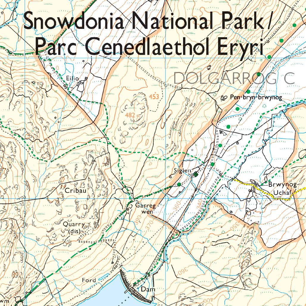 Os Map Snowdonia National Park Os Map Of Snowdon | Explorer Ol17 Map | Ordnance Survey Shop