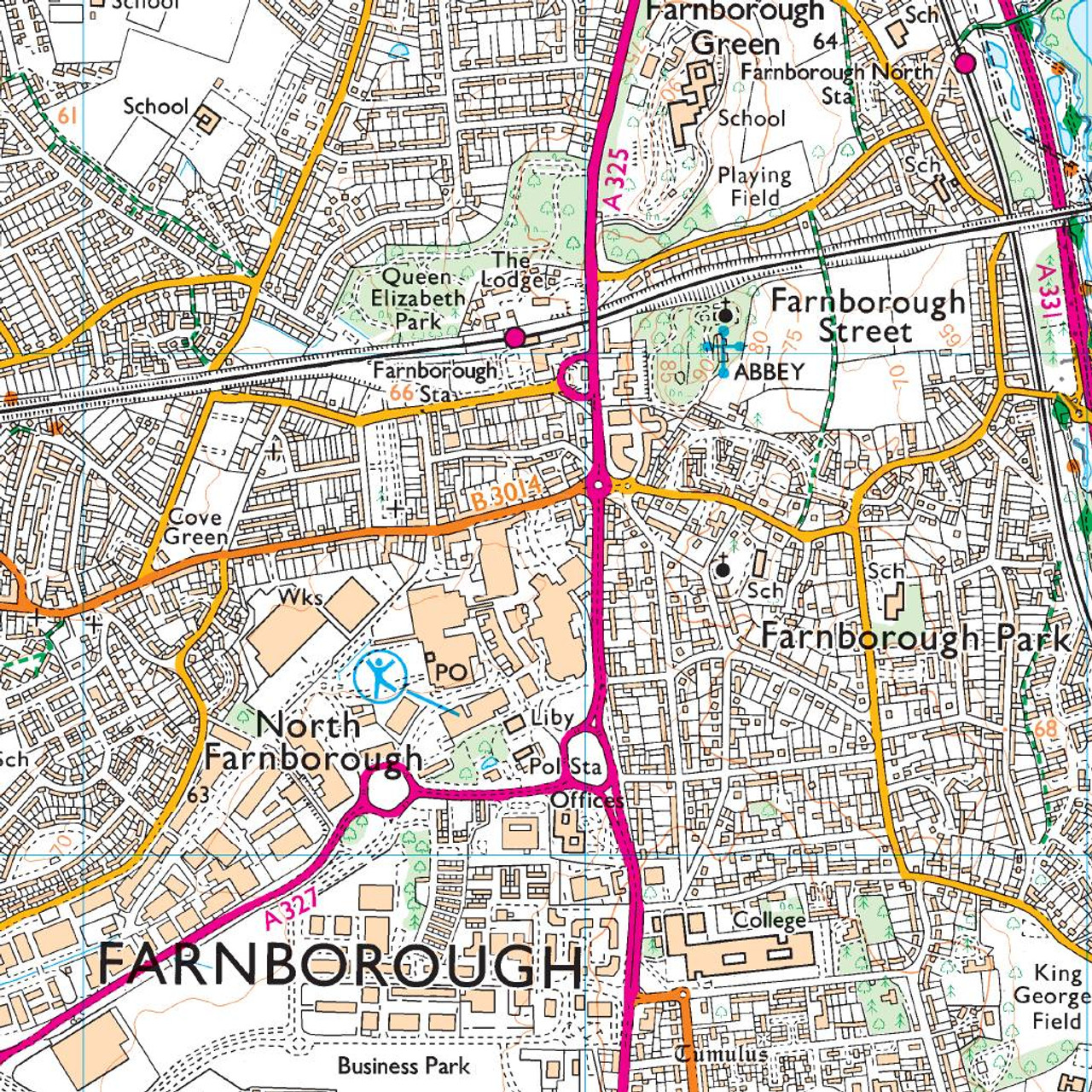 Ordnance Survey Map Guildford Os Map Of Guildford & Farnham | Explorer 145 Map | Ordnance Survey Shop