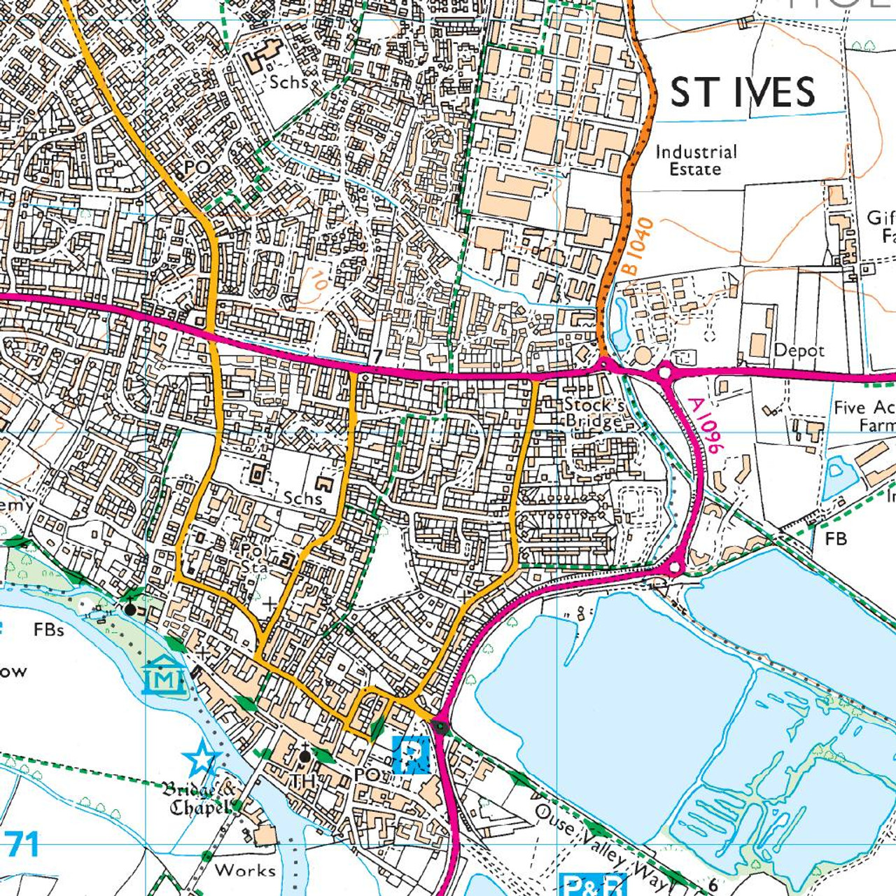 OS Map of Huntingdon & St Ives Explorer 225 Map Ordnance Survey Shop OS Map of Huntingdon & St Ives Explorer 225 Map Ordnance Survey Shop