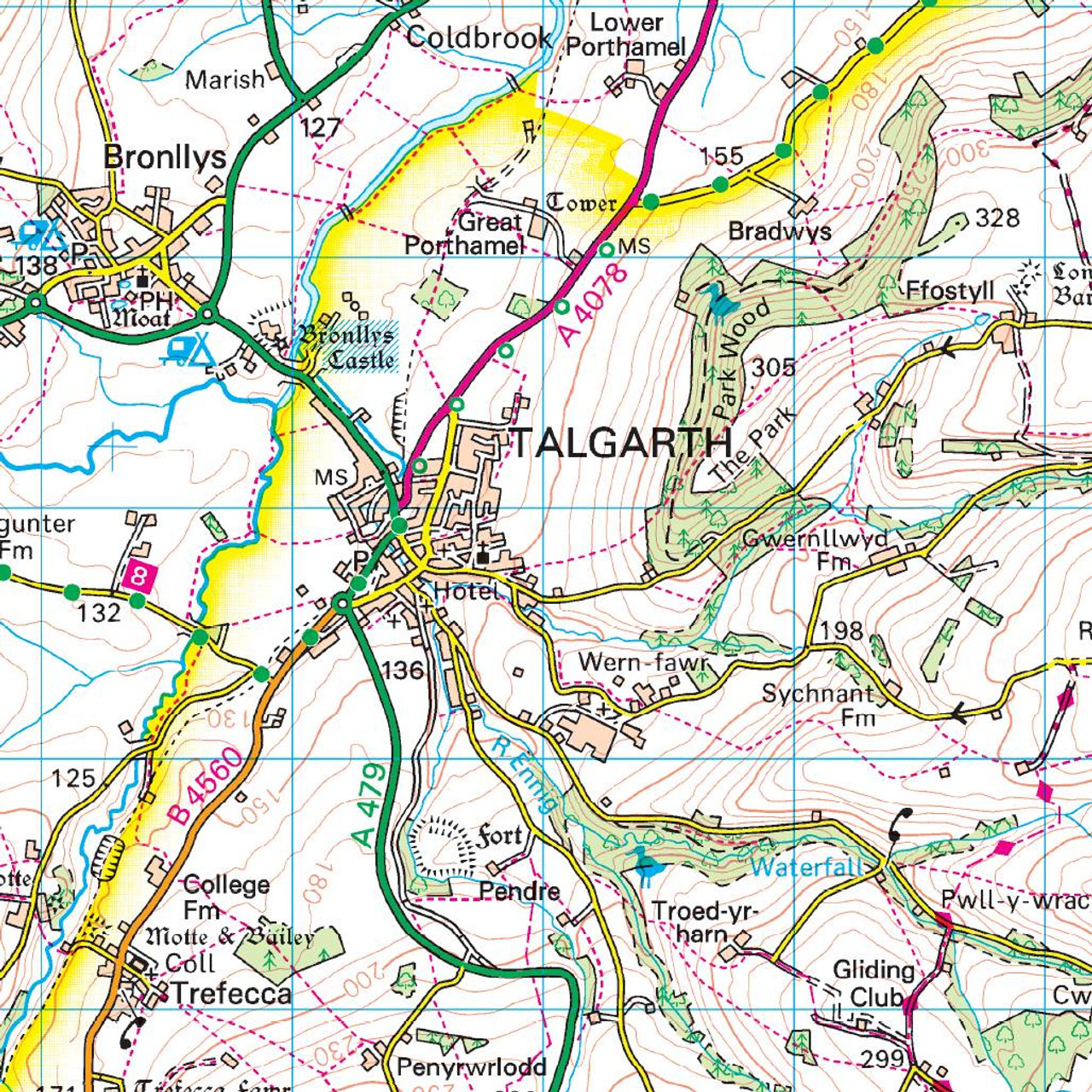 ORDNANCE SURVEY OS Landranger 161 The Black Mountains Map Navigation Guide High quality goods 