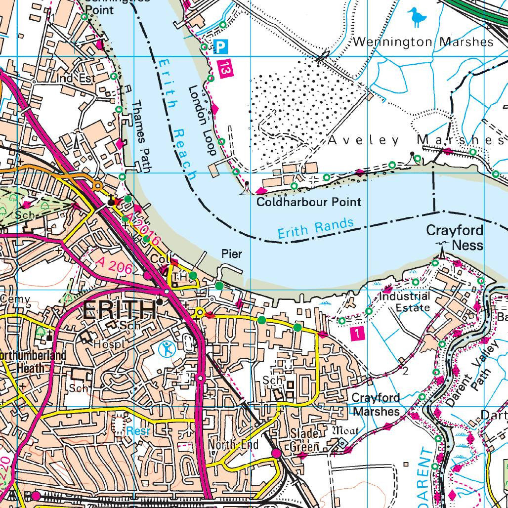 Ordnance Survey Map London Os Map Of East London | Landranger 177 Map | Ordnance Survey Shop