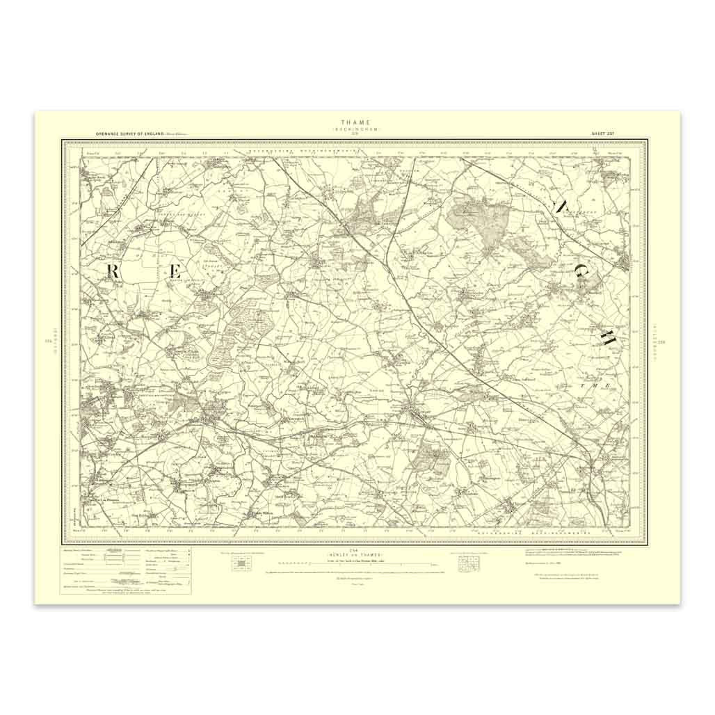 Image of Ordnance Survey Thame 1896-1904
