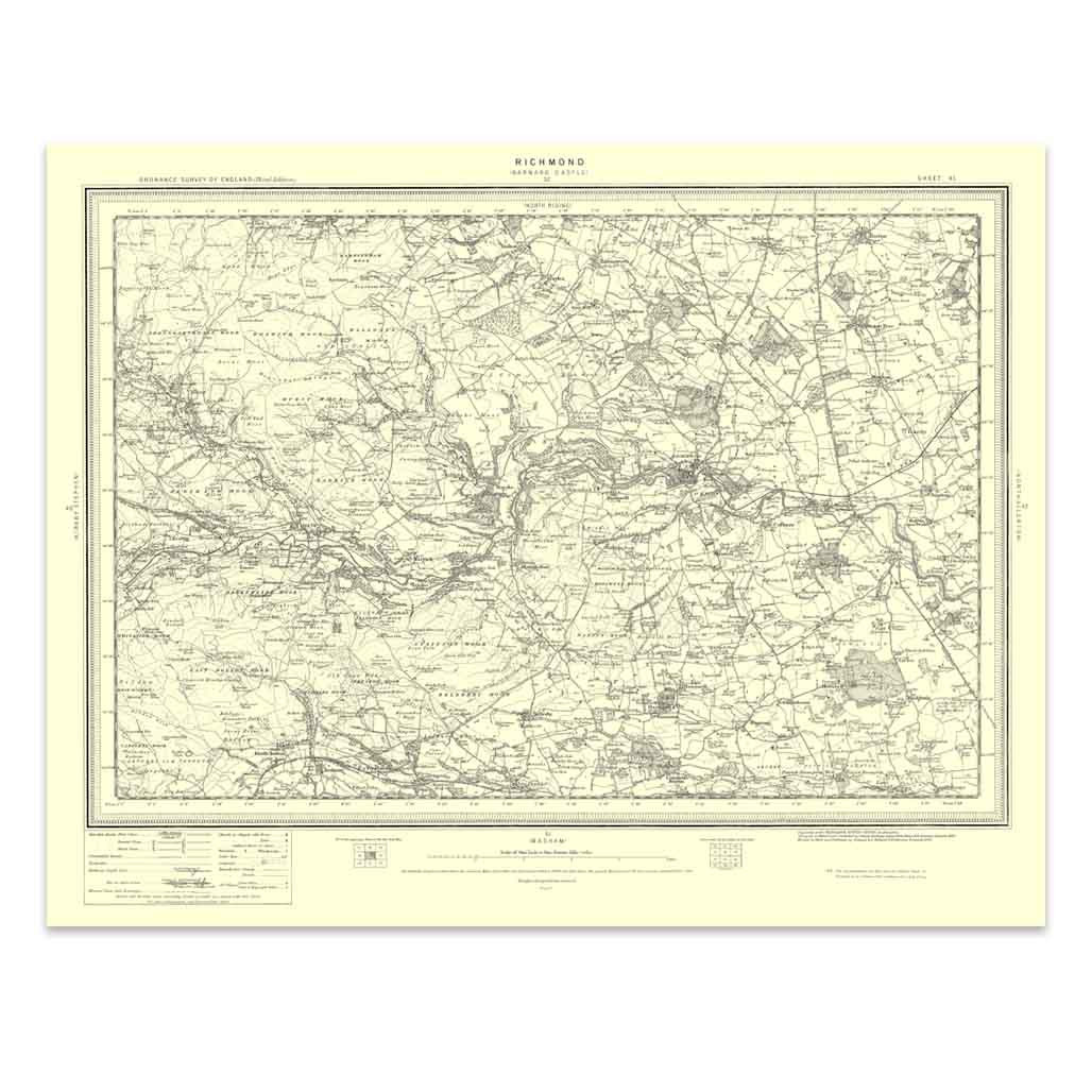 Image of Ordnance Survey Richmond 1896-1904