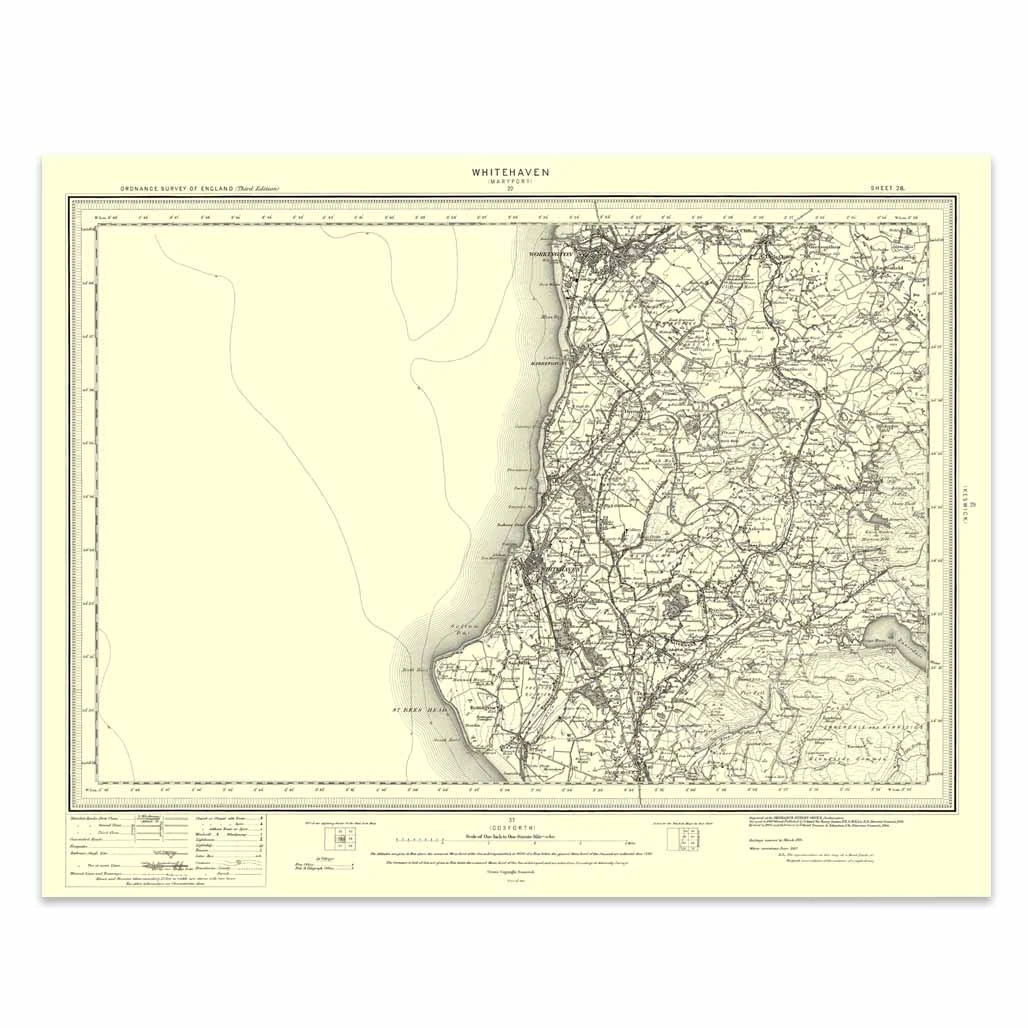 Image of Ordnance Survey Whitehaven 1896-1904
