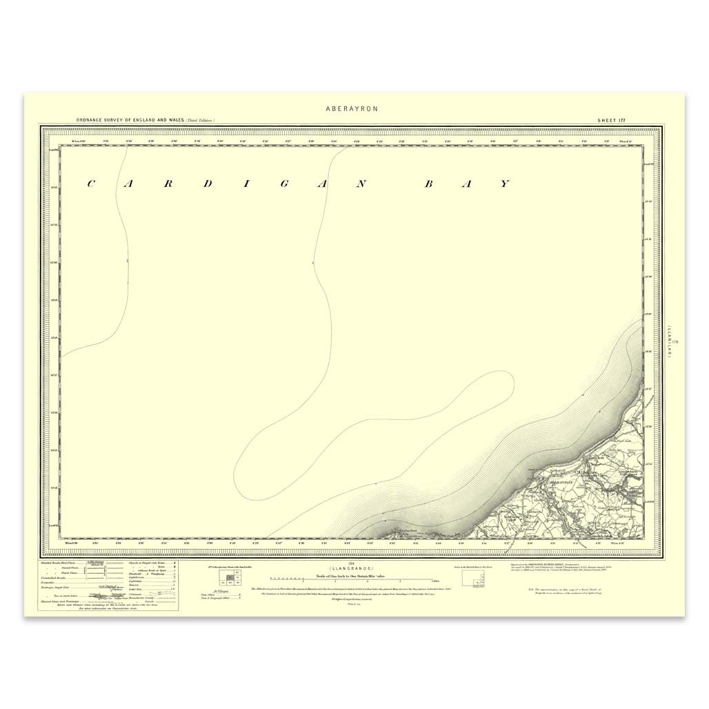 Image of Ordnance Survey Aberayron 1896-1904