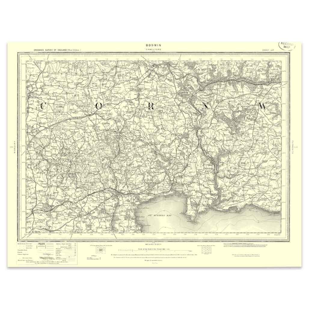 Image of Ordnance Survey Bodmin 1896-1904