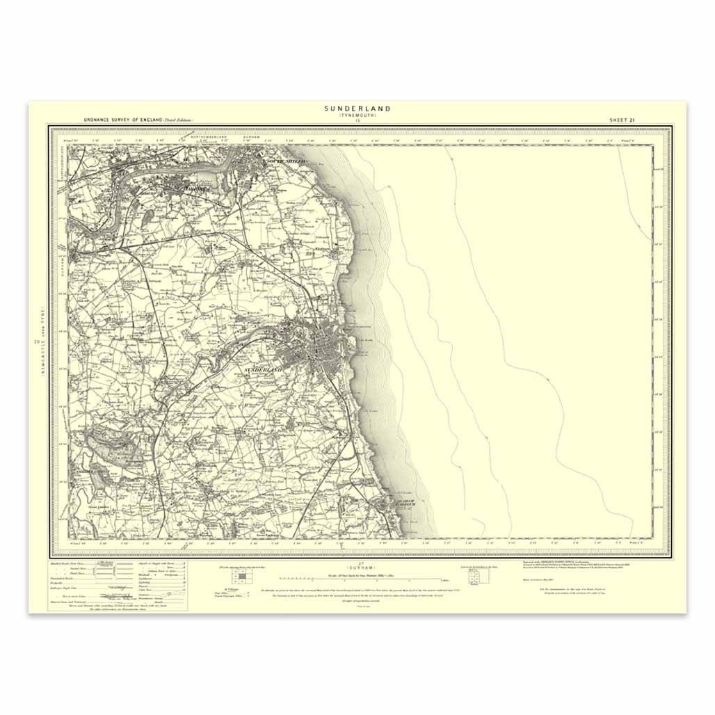 Image of Ordnance Survey Sunderland 1896-1904