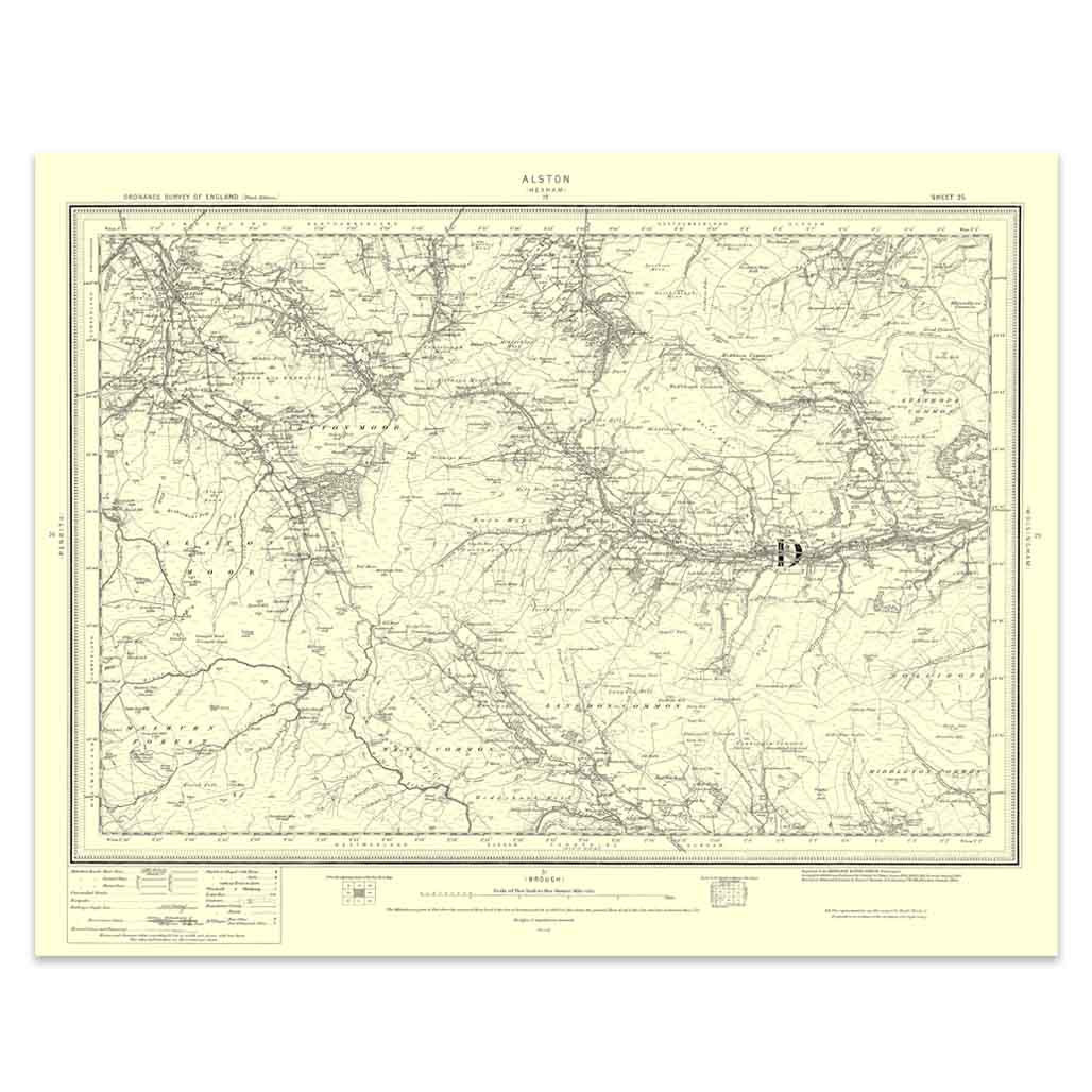 Image of Ordnance Survey Alston 1896-1904