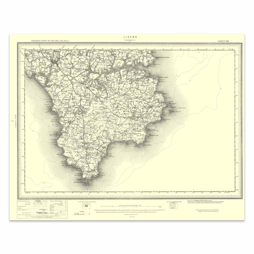 Image of Ordnance Survey Lizard 1896-1904