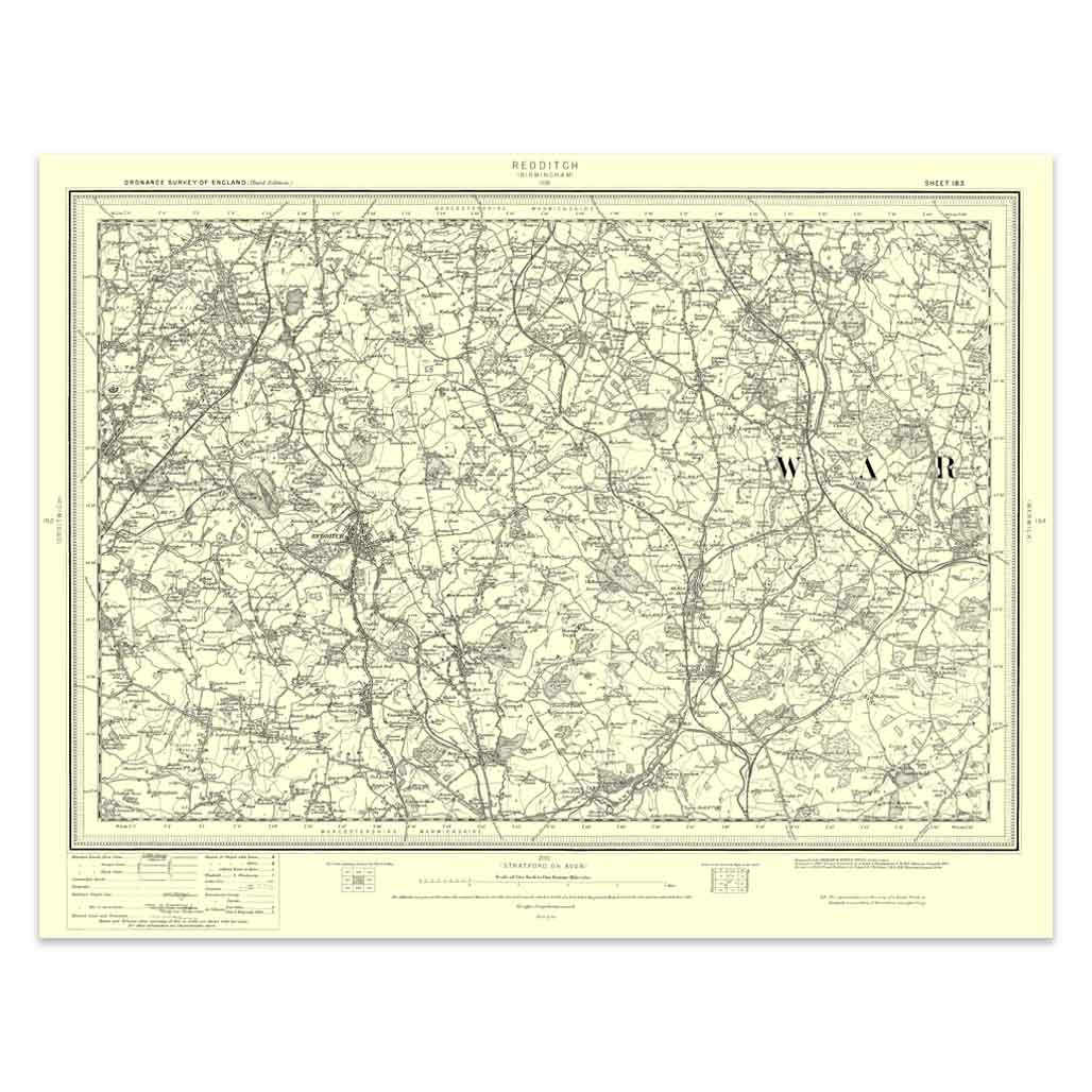 Image of Ordnance Survey Redditch 1896-1904