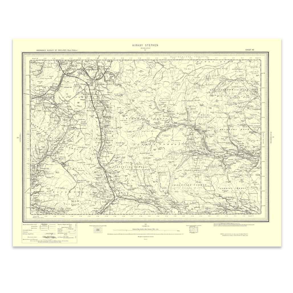 Image of Ordnance Survey Kirkby Stephen 1896-1904