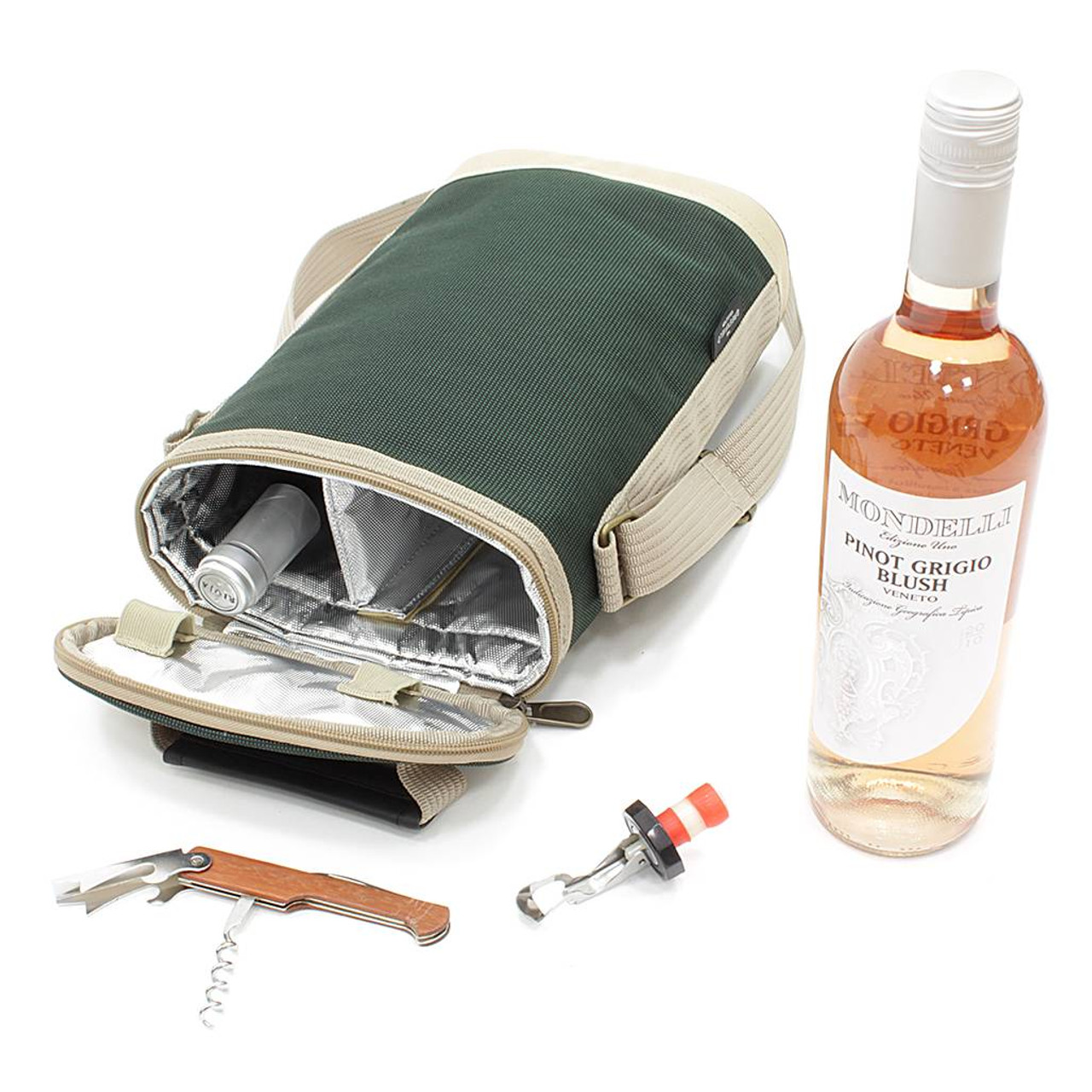 Buy Greenfield Collection Insulated Duo Wine Bottle Cooler Bag for