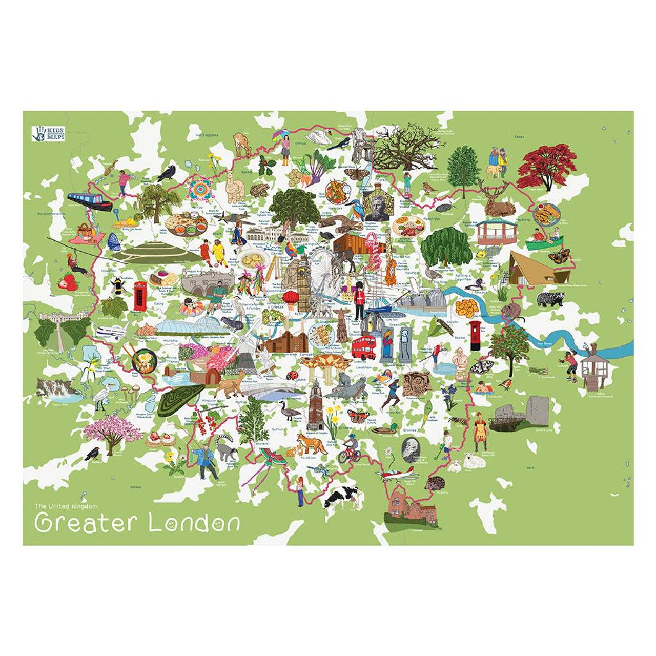 Image of AmazingWorld London Kids' Map