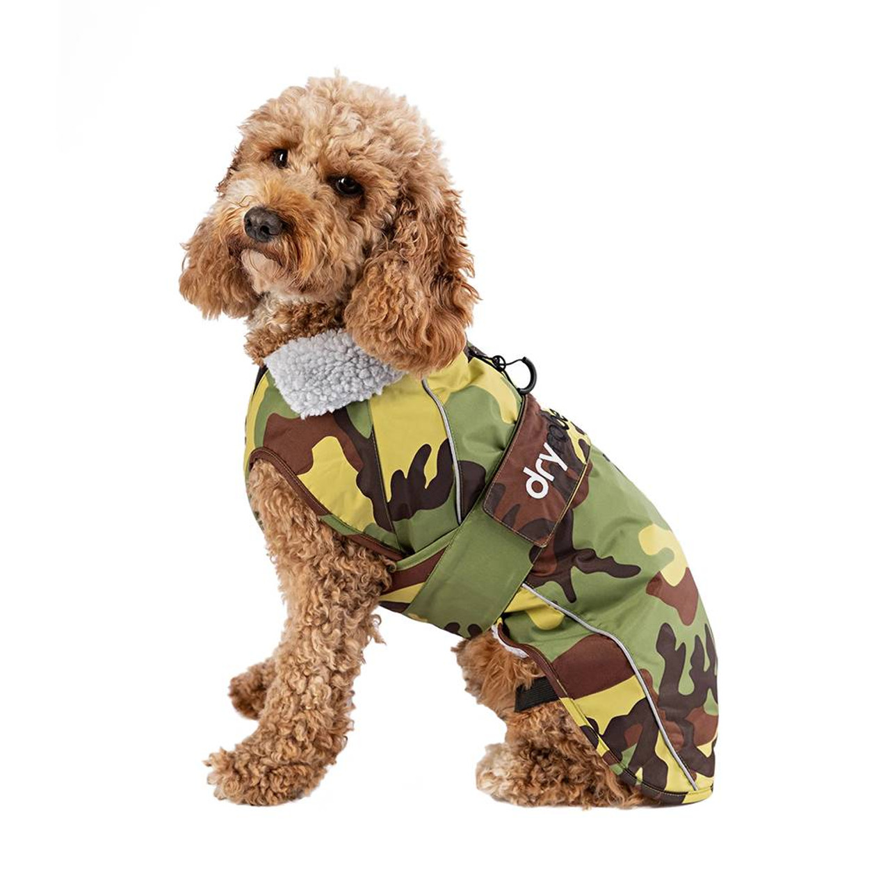 Image of Dryrobe® Camo & Grey Dog Coat