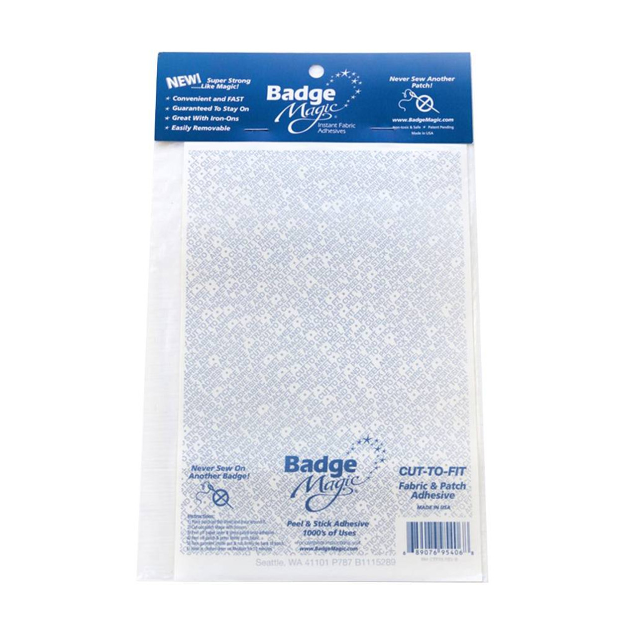  Badge Magic Peel and Stick Adhesive Kit (4 Sheets