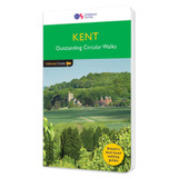 Green front cover on the OS Pathfinder Guidebook 8 -Walks in Kent Pathfinder Guides with circular walks Green front cover on the OS Pathfinder Guidebook 8 -Walks in Kent Pathfinder Guides with circular walks