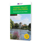 Green front cover on the OS Pathfinder Guidebook 25 - Walks in Thames Valley & Chilterns Pathfinder Guides with circular walks