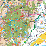 An extract of OS Tour Map of The Cotswolds & Gloucestershire