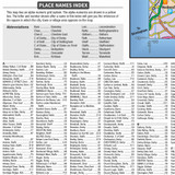 Place names index for the OS Tour Map of Peak District and Derbyshire