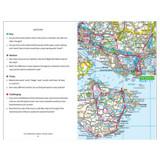 A double page spread inside the The Ordnance Survey Puzzle Book with a full page OS map and questions about the map arranged from Easy to Challenging A double page spread inside the The Ordnance Survey Puzzle Book with a full page OS map and questions about the map arranged from Easy to Challenging