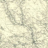 Close up of authentic reproduction of Ordnance Survey map of Blairgowrie 1896-1904 with a yellow tint background