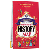 Red front cover of Marvellous Maps Great British History Map