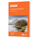 OS Short Walks Made Easy - Lake District Orange front cover