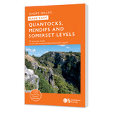 Quantocks, Mendips & Somerset Levels Short Walks Guidebook - OS Short Walks Made Easy orange front cover Quantocks, Mendips & Somerset Levels Short Walks Guidebook - OS Short Walks Made Easy orange front cover