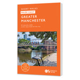 Greater Manchester Short Walks Guidebook - OS Short Walks Made Easy orange front cover Greater Manchester Short Walks Guidebook - OS Short Walks Made Easy orange front cover