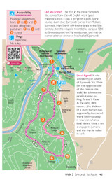 An inside image of the OS Short Walks Made Easy guidebook, Wye Valley and Forest of Dean.