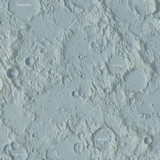 Close-up view of The Apollo 11 Landing - the Moon: 50th Anniversary Edition OS Map showing Saunder, Lyndsay and Andel