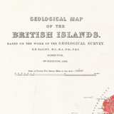 Reproduction Geological Map of the British Islands 1939: Title