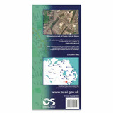 Blue and green back cover of Map of Newry: OSNI Street Map and area