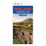 Blue front cover of OSI Ireland touring map.