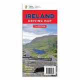 Red front cover of OSI Ireland touring map.