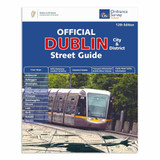 Blue front cover of the OSI Official Dublin City And District Street Guide