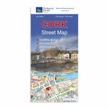 Blue front cover of OS Ireland CorkStreet Map