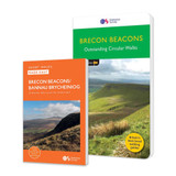 Bundle of 2 Bannau Brycheiniog (Brecon Beacons) guidebooks from Short Walks Made Easy and Pathfinder ranges.