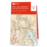 Reproduction Lake District vintage map 1948 frontcover