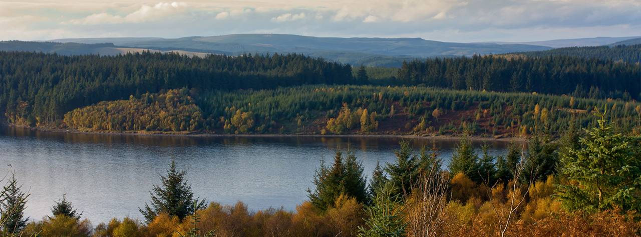 OS Map Kielder Water