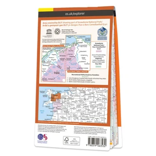picture of OS Map of Yr Wyddfa (Snowdon) : Explorer OL17
