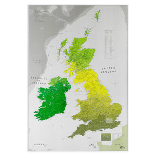 picture of British Isles Wall Map