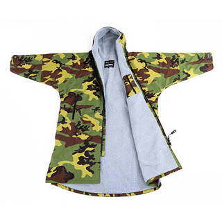 picture of Advance Adults Camo Grey Long Sleeve Outdoor Robe