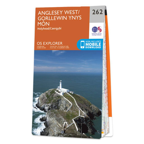 Anglesey West OS Explorer Map 262 