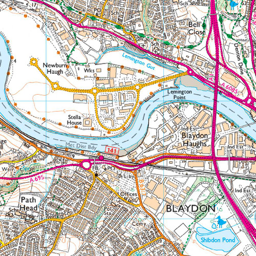 OS Map of Newcastle upon Tyne | Explorer 316 Map | Ordnance Survey Shop