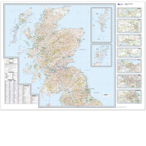 OS Route Map Great Britain | Ordnance Survey Shop