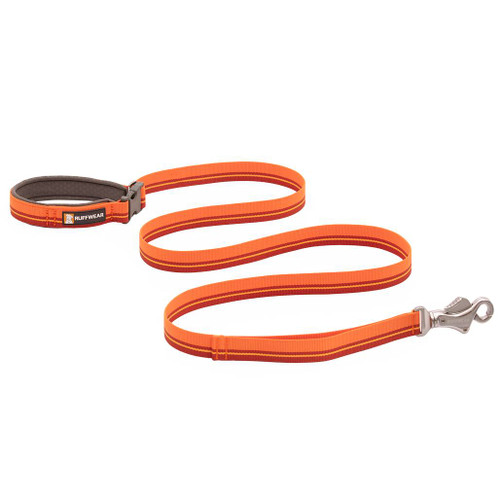 Ruffwear Flat Out Adjustable Dog Lead in autumn horizon everyday leash for hand-held or waist-worn for hands-free lead walking