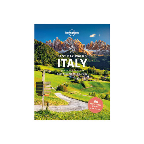Best Day Walks Italy by Lonely Planet guidebook front cover 60 achievable walks with maps