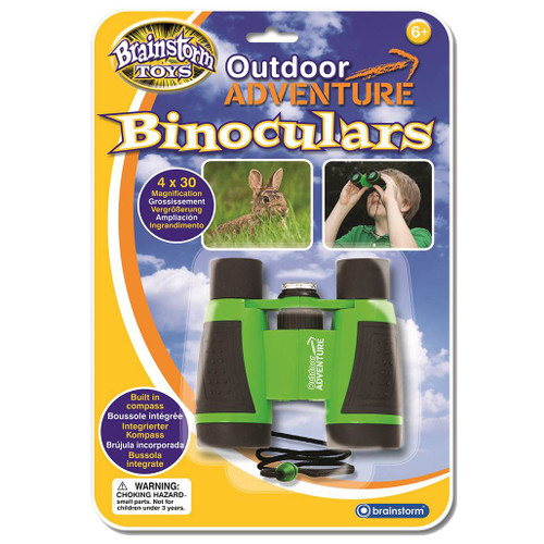 Outdoor Adventure Binoculars from Brainstorm in it's retail packaging