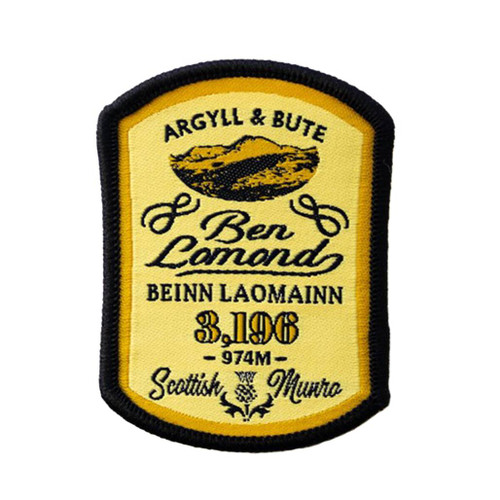 Ben Lomond Patch by The Adventure Patch Company displayed on a white background